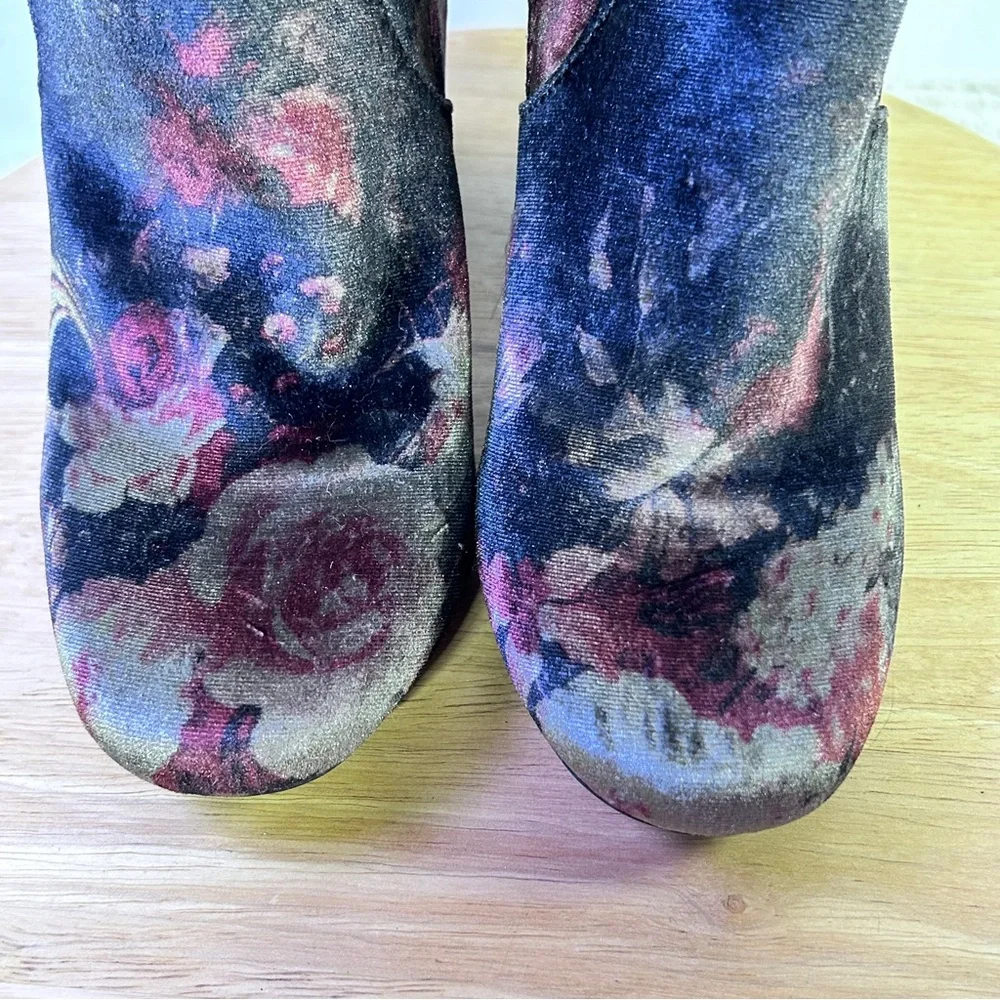 a new day Floral Ankle Booties with Artistic‎ Flair Women’s 8